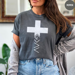 Comfort Colors® Religious Shirt, God Is Greater Than The Highs And Lows Shirt, Christian Shirt, God Shirt, Church Gift, Jesus Shirt