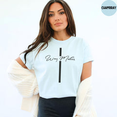 Comfort Colors® Way Maker Shirt, Inspirational Shirt, Religious Shirt, Faith Shirt, Bible Verse Tee, Family Matching Shirt