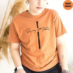 Comfort Colors® Way Maker Shirt, Inspirational Shirt, Religious Shirt, Faith Shirt, Bible Verse Tee, Family Matching Shirt