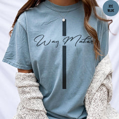 Comfort Colors® Way Maker Shirt, Inspirational Shirt, Religious Shirt, Faith Shirt, Bible Verse Tee, Family Matching Shirt