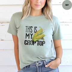 Comfort Colors® This Is My Crop Top Shirt, Farm Life T-Shirt, Gift For Farm Girl, Funny Farmer Shirt, Farmer shirt, Country Girl Shirt
