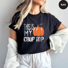 Comfort Colors® This Is My Crop Top Shirt, Funny Farmer Shirt, Farm Life Shirt, Funny Shirt for Women, Farm Girl Clothing