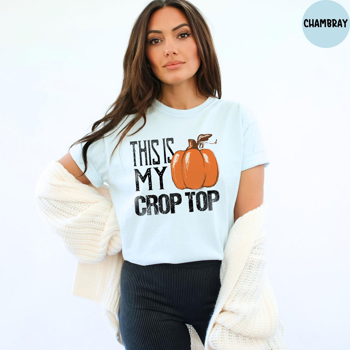 Comfort Colors® This Is My Crop Top Shirt, Funny Farmer Shirt, Farm Life Shirt, Funny Shirt for Women, Farm Girl Clothing