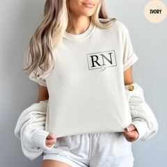 Comfort Colors® Registered Nurse Shirts Pocket, RN Shirts, Nurse Pocket Shirt, Registered Nurse Gift, Nurse Life T-Shirt