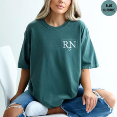 Comfort Colors® Registered Nurse Shirts Pocket, RN Shirts, Nurse Pocket Shirt, Registered Nurse Gift, Nurse Life T-Shirt