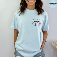 Comfort Colors® Custom Nurse Shirt, Personalized Shirt, Nurse Graduation Gift, Registered Nurse Gift, Nurse Appreciation Gift