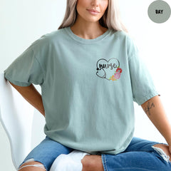 Comfort Colors® Custom Nurse Shirt, Personalized Shirt, Nurse Graduation Gift, Registered Nurse Gift, Nurse Appreciation Gift