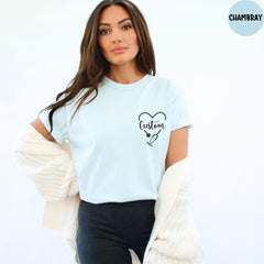 Comfort Colors® Personalized Nurse Shirt, Registered Nurse Gift, Nurse Appreciation Gift, Custom Nurse Shirt, Cute Nurse Gift