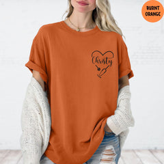 Comfort Colors® Personalized Nurse Shirt, Registered Nurse Gift, Nurse Appreciation Gift, Custom Nurse Shirt, Cute Nurse Gift