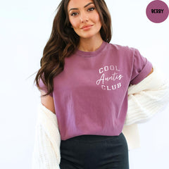 Comfort Colors® Cool Aunts Club Shirt, Auntie Shirt, Mothers Day Shirt, New Aunt Gift, Aunt Shirt, Best Aunt Shirt