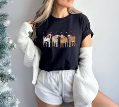 Comfort Colors® - Highland Cow Christmas Shirt - Cow Lover Gift - Funny Christmas Shirt - Farm Xmas - Christmas Crewneck - Cute Christmas