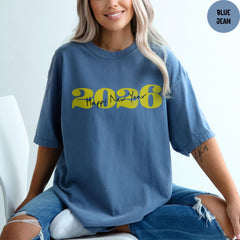 Comfort Colors® Hello 2026 Shirt, Happy New Year Shirt, New Year 2026 Shirt, Happy New Year Party T-Shirt, Family Holiday Tee