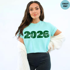 Comfort Colors® Happy New Year 2026 Shirt, Family Christmas Shirt, Hello 2026 Shirt, Family Matching New Years Shirts