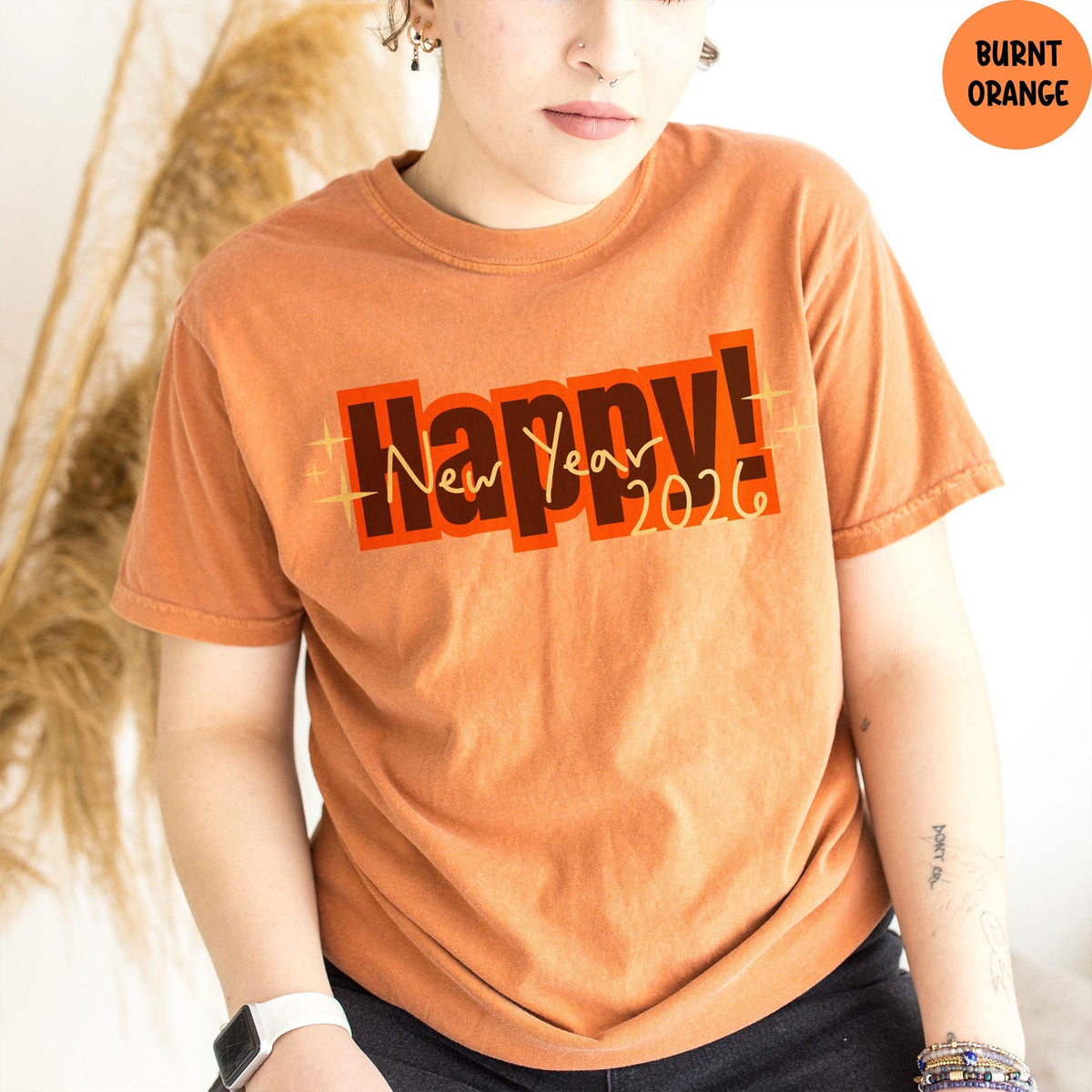 Comfort Colors® Happy New Year 2026 Shirt, Hello 2026 Shirt, New Year Shirt, Christmas Shirt, Welcome 2026 Shirt, New Year Holiday Shirt