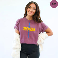 Comfort Colors® New Year 2026 Shirt, Hello 2026 Shirt, Happy New Year Shirt, Christmas T-shirt, Family Matching New Years Shirt