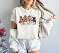 Comfort Colors® Christmas Dogs Shirt - Dog Lover Tshirt - Christmas Animal Shirt - Xmas - Funny Christmas Shirt - Dog Mom - Cute Christmas