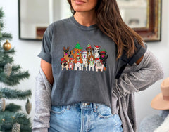 Comfort Colors® Christmas Dogs Shirt - Dog Lover Tshirt - Christmas Animal Shirt - Xmas - Funny Christmas Shirt - Dog Mom - Cute Christmas