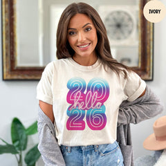 Comfort Colors® Hello 2026 Shirt, New Year 2026 Shirt, Welcome 2026 Shirt, New Year Party Shirt, Christmas Shirt, Christmas Gift
