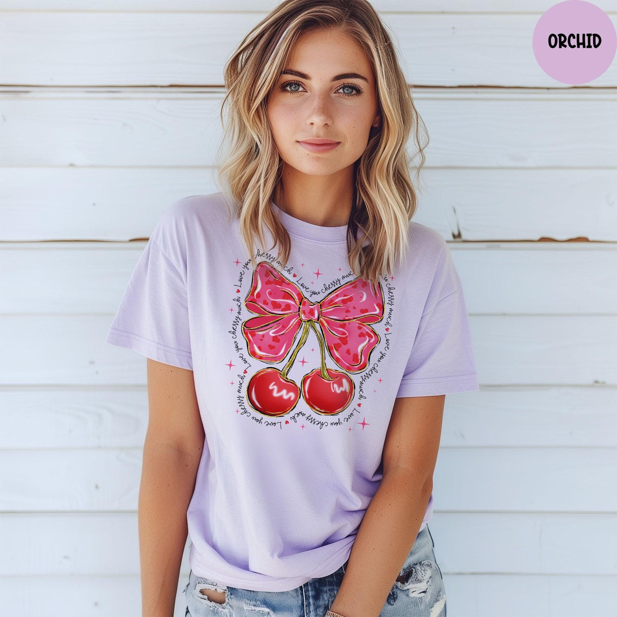 Comfort Colors® Cherry T-Shirt, Valentines Day Cherry Shirt, Cute Valentines T-Shirt, Valentines Day Gifts, Gift For Woman