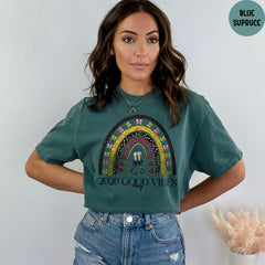 Comfort Colors® 2026 Good Vibes Only Shirt, Retro Shirt, Good Vibes Shirt, Positive Shirt, Motivational Shirt