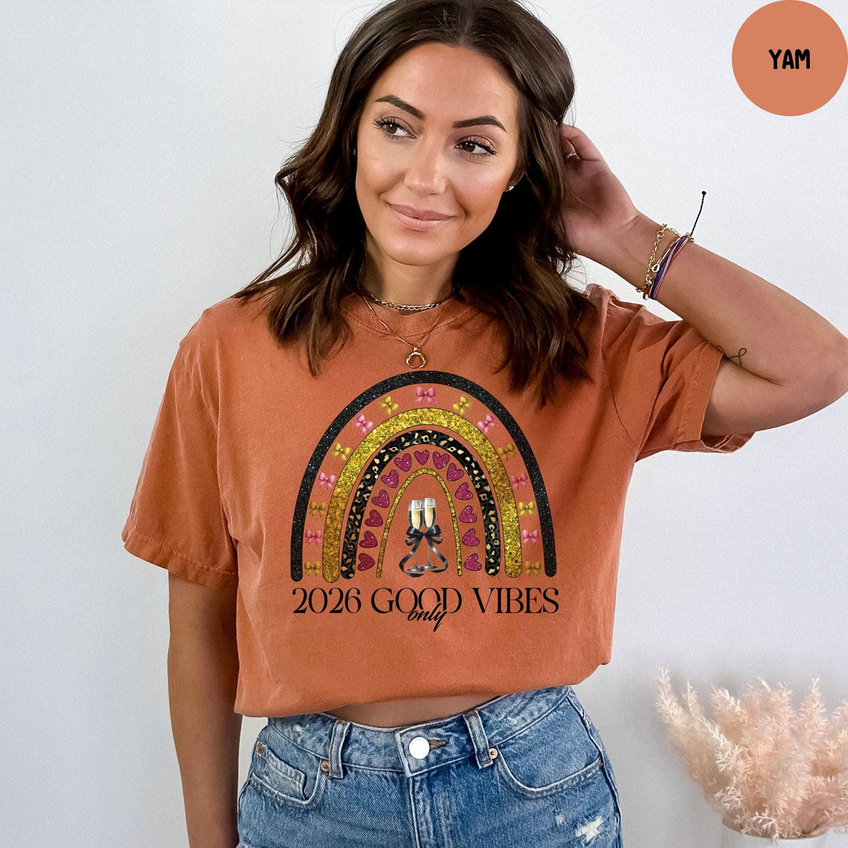 Comfort Colors® 2026 Good Vibes Only Shirt, Retro Shirt, Good Vibes Shirt, Positive Shirt, Motivational Shirt