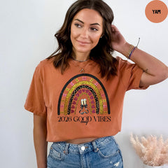 Comfort Colors® 2026 Good Vibes Only Shirt, Retro Shirt, Good Vibes Shirt, Positive Shirt, Motivational Shirt