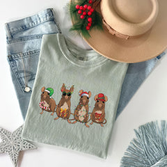 Comfort Colors® - Christmas Mouse Shirt - Christmas Animal Shirt - Xmas - Funny Christmas Shirt - Mouse Gift - Christmas Rat Shirt - Holiday