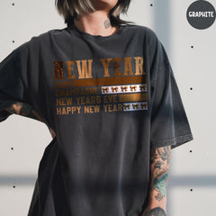 Comfort Colors® Happy New Year Shirt, New Year 2026 Shirt, Champagne T-shirt, New Years Eve Shirt, New Years Eve Party T-shirt