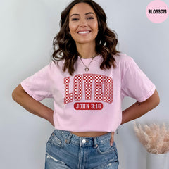 Comfort Colors® Loved John 3:16 Shirt, Valentines Day Shirt, Jesus Shirt, Christian T Shirt, Religious Shirt, Christian Valentines Day Tee