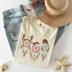 Comfort Colors® - Christmas Dreamcatcher Shirt - Native Christmas - American Xmas - Boho Christmas Shirt - Indigenous Christmas