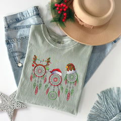 Comfort Colors® - Christmas Dreamcatcher Shirt - Native Christmas - American Xmas - Boho Christmas Shirt - Indigenous Christmas