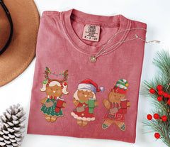 Comfort Colors® - Gingerbread Cookies T-Shirt - Gingerbread Girl Tee - Gingerbread Man - Gift for Baker - Christmas Cookies Shirt