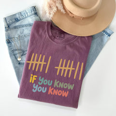 Comfort Colors®  67 Shirt - If You Know You Know - Humorous 67 Meme T-Shirt
