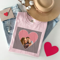 Custom Portrait Shirt - Retro Couples Picture T-Shirt - Valentines Gift - Couples Gift - Valentine Outfit