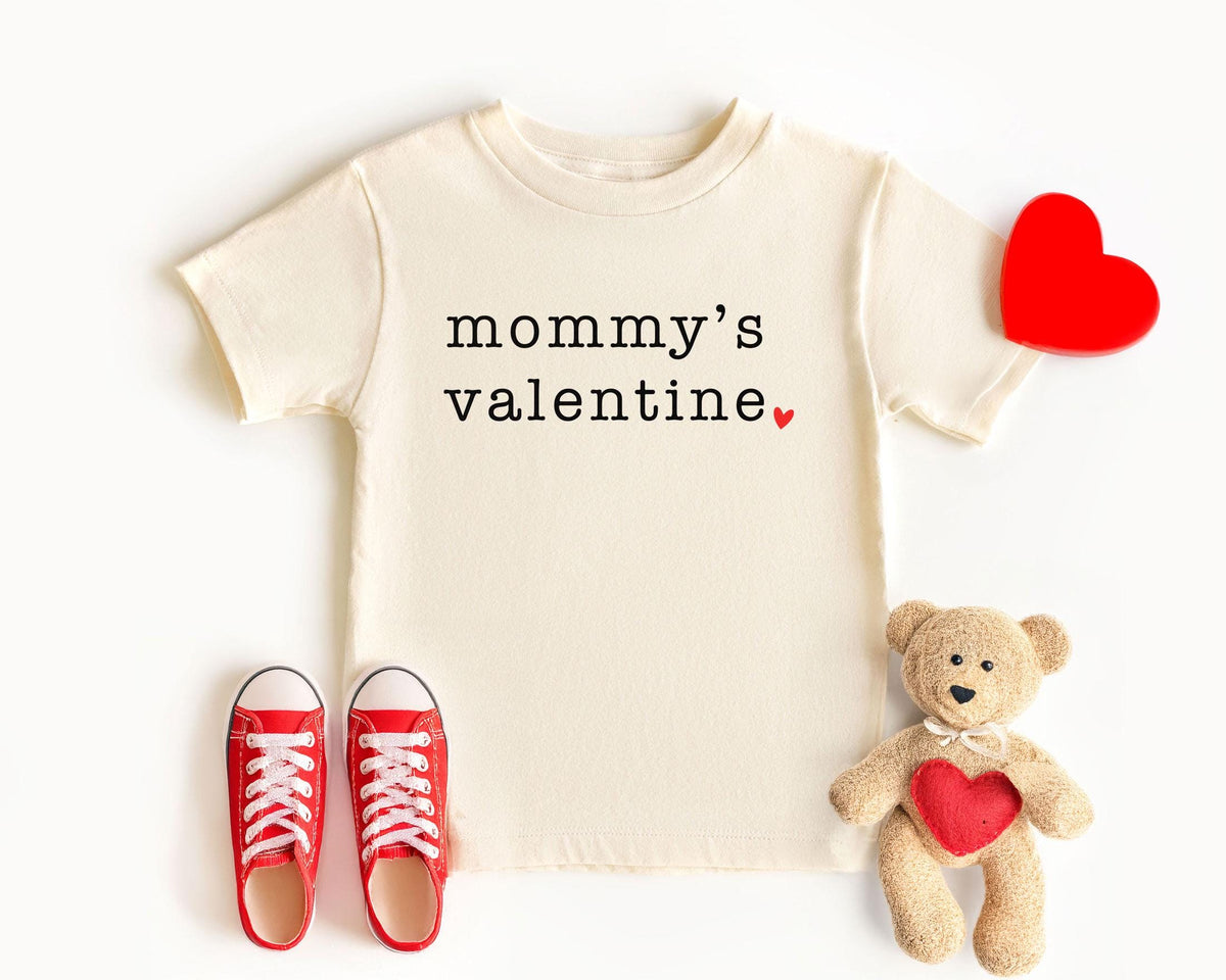 Mommy's Valentine Toddler Shirt - Kids Valentine T-Shirt -