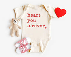 Kids Valentines Day Shirts - Heart You Forever Baby Toddler Youth - Valentines Outfit
