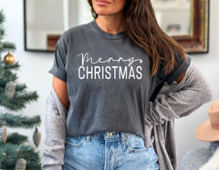 Comfort Colors® - Merry Christmas Shirt - Xmas Crewnecks - Christmas Shirts - Winter Clothing - Christmas Presents - Holiday T-shirts