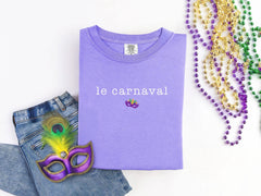 Comfort Colors® Mardi Gras Shirt - Le Carnaval - Carnaval T-Shirt - Fat Tuesday Shirt