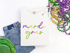 Comfort Colors® Mardi Gras Shirt - Fat Tuesday Tee - Mardi Festival T-Shirt