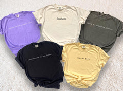 Custom Mardi Gras Shirt - Comfort Colors® Fat Tuesday Tee - Matching Family Group Carnaval Party Tees
