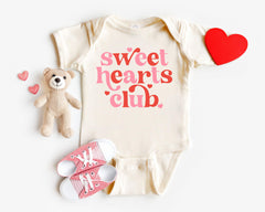 Sweet Hearts Club Kids Valentine Toddler Shirt - Gift for Girls