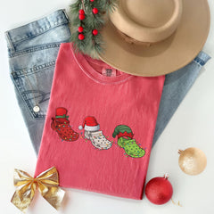 Comfort Colors® - Crocin Around the Christmas - Funny Christmas Shirt - Merry Crocmas - Christmas Graphic Shirt - Funny Christmas Gift