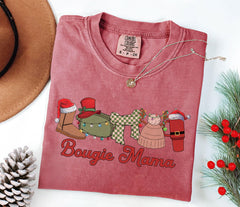 Comfort Colors® - Bougie Mama T-Shirt - In My Bougie Era Tee - In My Christmas Era Shirt - Winter Basic Shirt - Winter Vibes - Funny Xmas