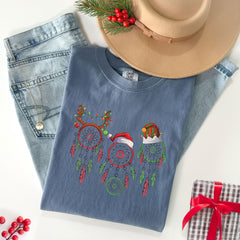 Comfort Colors® - Christmas Dreamcatcher Shirt - Native Christmas - American Xmas - Boho Christmas Shirt - Indigenous Christmas