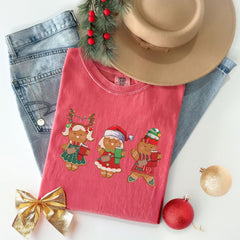 Comfort Colors® - Gingerbread Cookies T-Shirt - Gingerbread Girl Tee - Gingerbread Man - Gift for Baker - Christmas Cookies Shirt