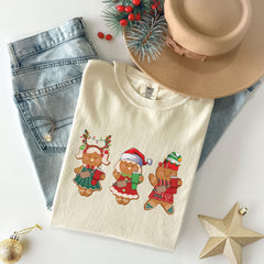 Comfort Colors® - Gingerbread Cookies T-Shirt - Gingerbread Girl Tee - Gingerbread Man - Gift for Baker - Christmas Cookies Shirt