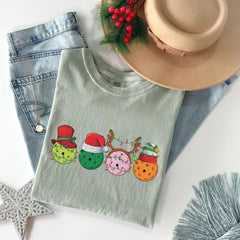 Comfort Colors® - Christmas Pickleball Shirt - Xmas Pickleball Gift - Pickleball Lover Tee - Tis the Season Pickleball - Pickleball Player