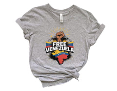 Free Venezuela Shirt - We Stand with Venezuela Shirt - Hands off Venezuela - Venezuela Libre - No More Maduro