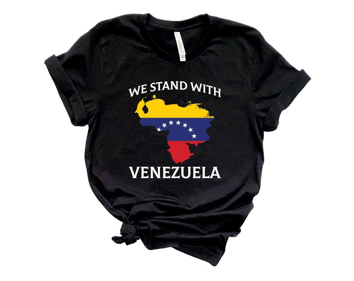 We Stand with Venezuela Shirt - Venezuela Support T-Shirt - Protest Tee - Political Shirt - Venezuela Libre