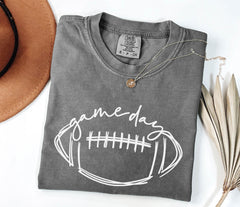Comfort Colors® Game Day Shirt - Football Sunday T-Shirt - Tailgate Shirt - Football Season Tee